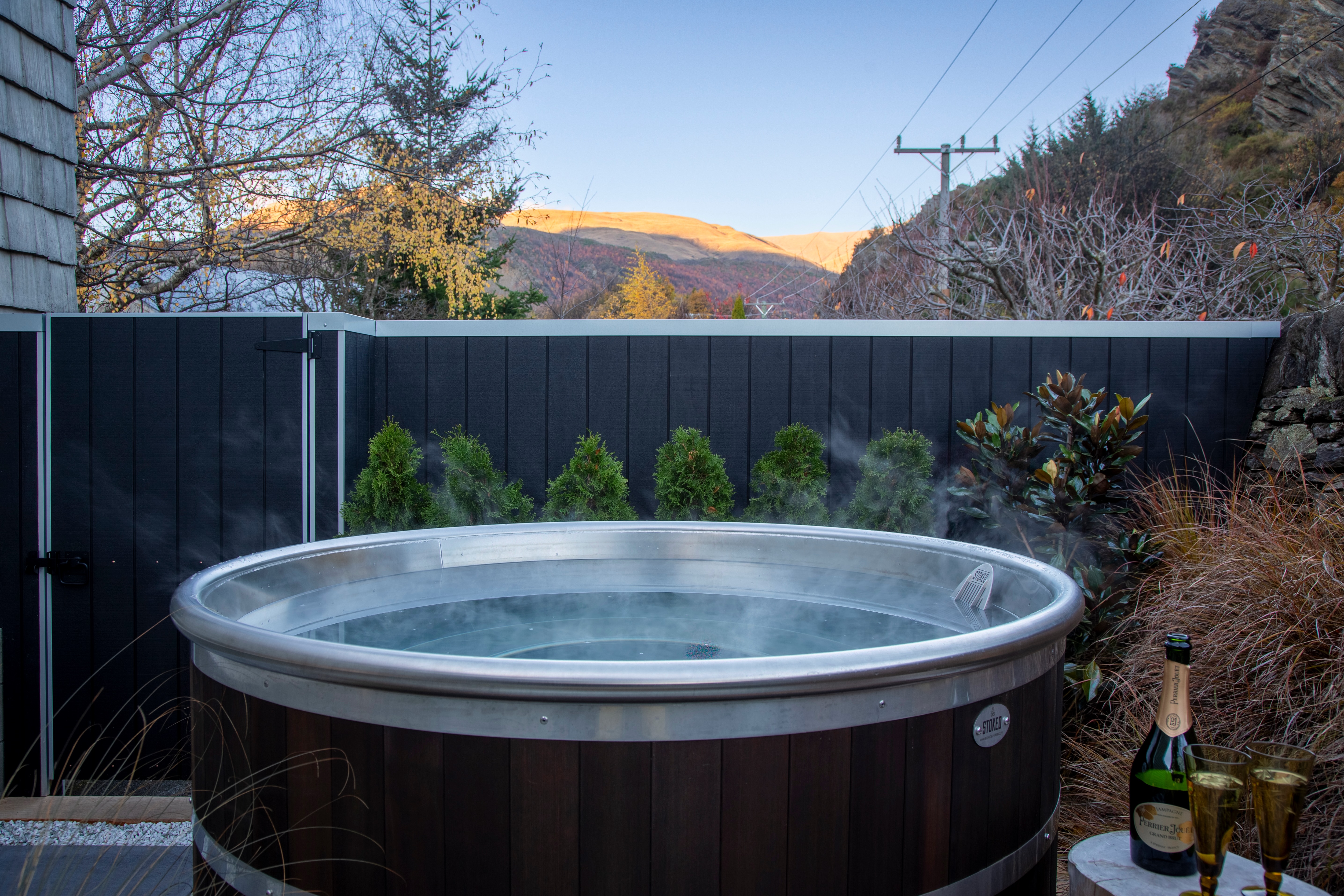The Birch — spa pool